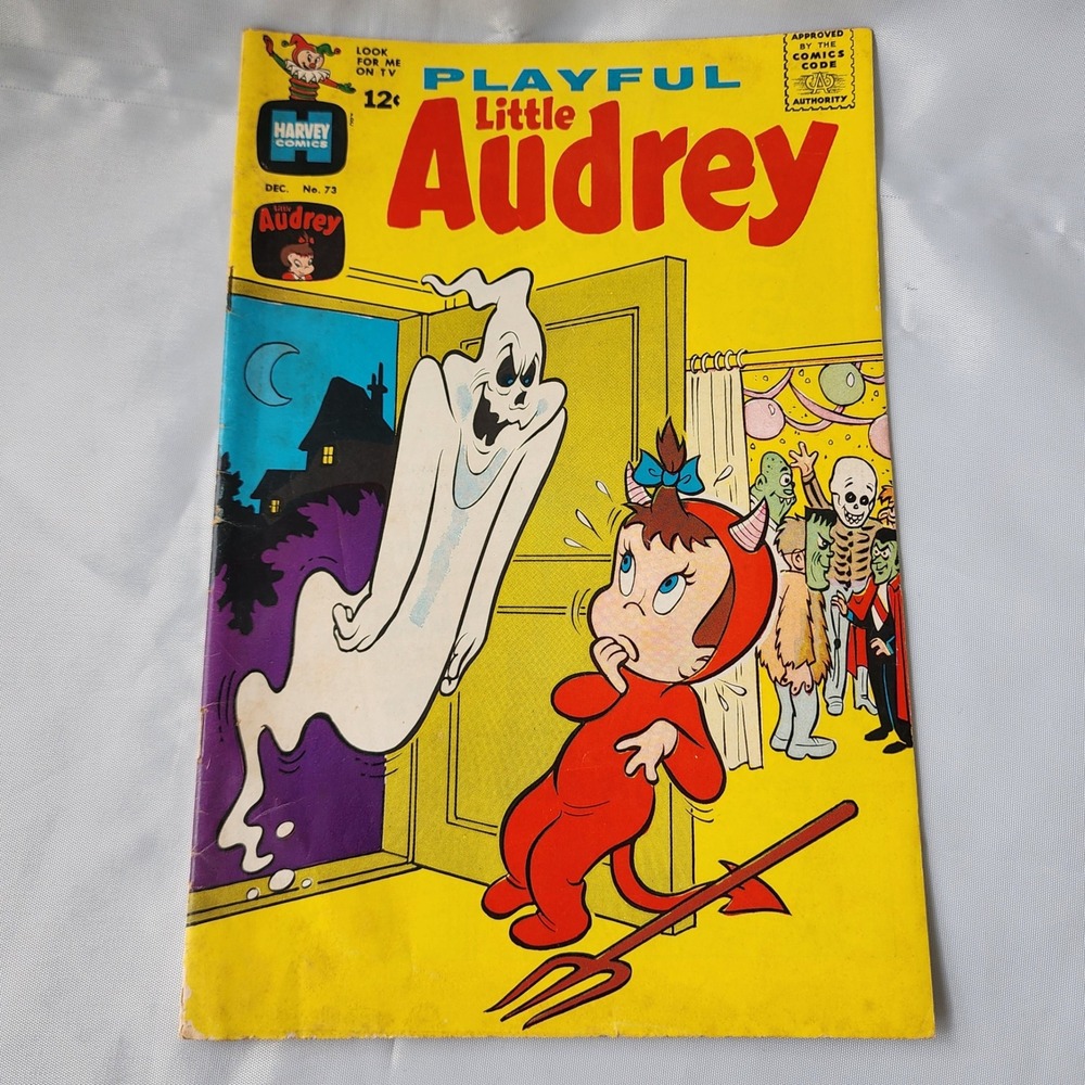 Playful Little Audrey Comic Book Harvey Comics December No. 73 Silver Age FN B&B